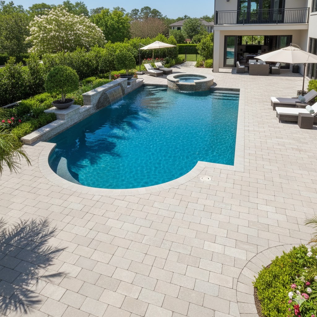 Paver Patio & Pool Deck